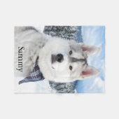 Niedlicher Name des Fotos Fleece Blankon (Vorderseite (Horizontal))