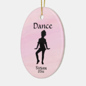 Niedlicher Name des kleinen Tänzers / Datum Keramik Ornament (Links)