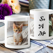 niedlicher Name des modernen KatzenFotos Kaffeetasse