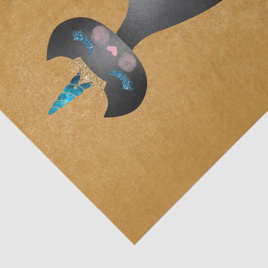 Niedlicher Name des Monogram-Skripts Seidenpapier (Ausschnitt)