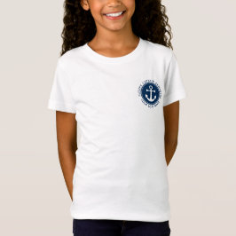 Niedlicher Name des Nautic Anchor Rope Navy T-Shirt
