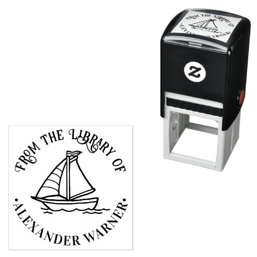 Niedlicher Name des Schiffsportbuches Permastempel (Beispiel)