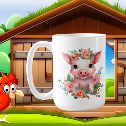 Niedlicher Name des Schweins Kaffeetasse