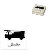 Niedlicher Name Fireruck Custom Gummistempel (Stempel)