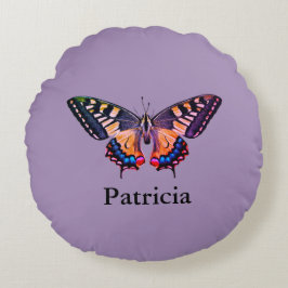 Niedlicher Name für moderne Fotografie Rundes Kissen