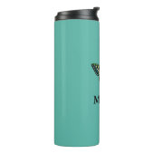 Niedlicher Name für moderne Fotografie Thermosbecher (Nach links gedreht)