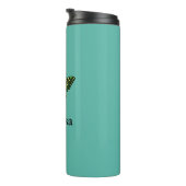 Niedlicher Name für moderne Fotografie Thermosbecher (Nach rechts gedreht)