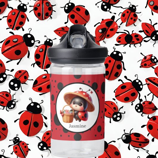 Niedlicher Name Ladybug Liebhaber Trinkflasche