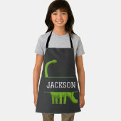 Niedlicher Name Personalisiert Kids'Dinosaurier Bl Schürze (Insitu)