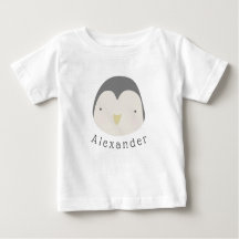 Niedlicher Name Pinguin Baby T - Shirt