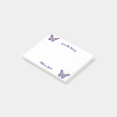 Niedlicher Name Post-it Klebezettel (angewinkelt)