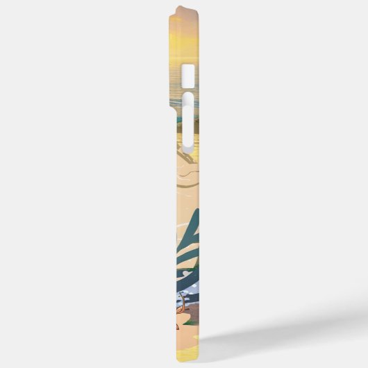 niedlicher Name Strandkatze Case-Mate iPhone Hülle (Rückseite / Links)