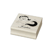 Niedlicher Name Unicorn Custom Gummistempel (Stempel)