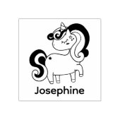 Niedlicher Name Unicorn Custom Gummistempel (Prägung)