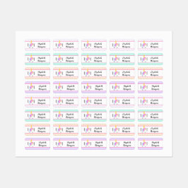 Niedlicher Name Unicoro Bekleidungsmarke Etiketten