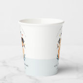 Niedlicher Nautical Pirate Ship Lion Cub Kindergeb Pappbecher (Links)