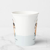 Niedlicher Nautical Pirate Ship Lion Cub Kindergeb Pappbecher (Rechts)