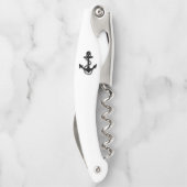 niedlicher, nautischer ANCHOR | Kellnermesser (Rückseite)
