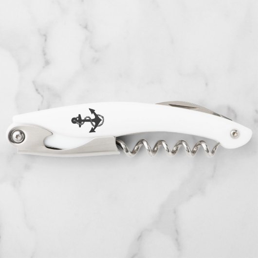 niedlicher, nautischer ANCHOR | Kellnermesser (Vorderseite)