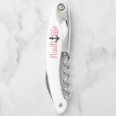 niedlicher nautischer ANCHOR + NAUTI LIFE-Brief | Kellnermesser (Rückseite)