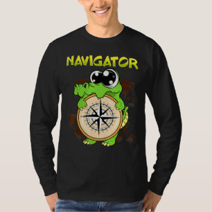 Niedlicher Navigator Welligator-Kompass T-Shirt