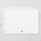 Niedlicher Navy Rust Flugzeug Cloud Sky Stars Kind Mitteilungskarte (Rückseite)