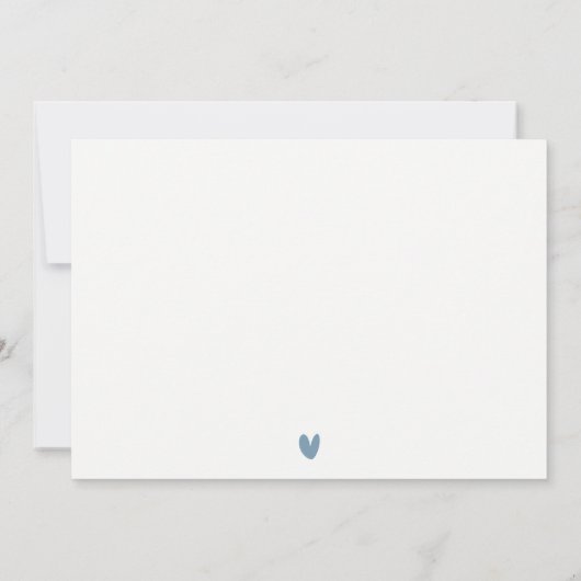 Niedlicher Navy Rust Flugzeug Cloud Sky Stars Kind Mitteilungskarte (Rückseite)