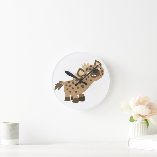 Niedlicher Neuartiger Cartoon Hyena Wall Uhr (Zuhause)