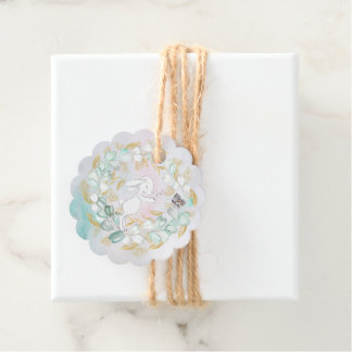 Niedlicher neuer Baby Girl-Geschenktag Geschenkanhänger