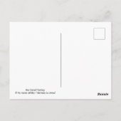 Niedlicher neuer WaldDonkey Postkarte (Rückseite)