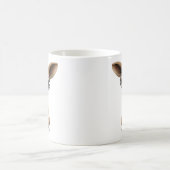 Niedlicher neugieriger Chihuahua-tragende Kaffeetasse (Mittel)