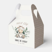 Niedlicher neutraler Kindergeburtstag aus dem Heil Geschenkschachtel (Rückseite)