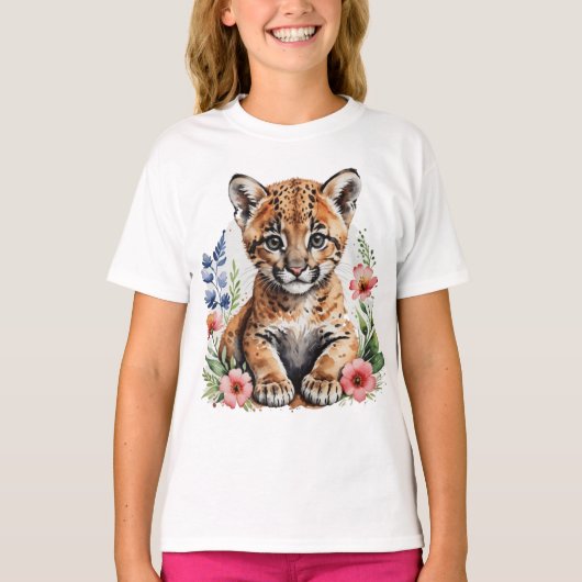 Niedlicher niedlicher Katzenkuchen T-Shirt (Vorderseite)
