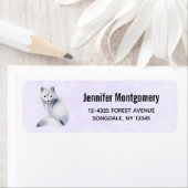 Niedlicher Nordic Fox mit floralen Markierungen (Insitu)