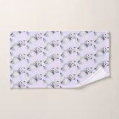 Niedlicher Nordic Fox mit floralen Markierungen Bo Badhandtuch Set (Handtuch)