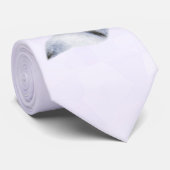 Niedlicher Nordic Fox mit floralen Markierungen Krawatte (Gerollt)