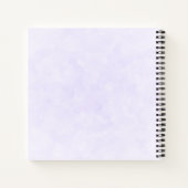 Niedlicher Nordic Fox mit floralen Markierungen Notizblock (Rückseite)