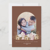 niedlicher Nordischer Skandal Modernes Naturhaus W Einladung (Vorderseite)