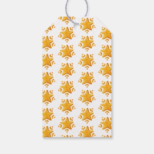 Niedlicher Nordischer Weihnachtsgnome Geschenkanhänger (Rückseite)