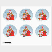Niedlicher Nordpol Santa Stickers (Blatt)