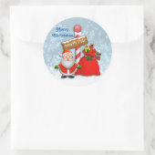 Niedlicher Nordpol Santa Stickers (Tasche)