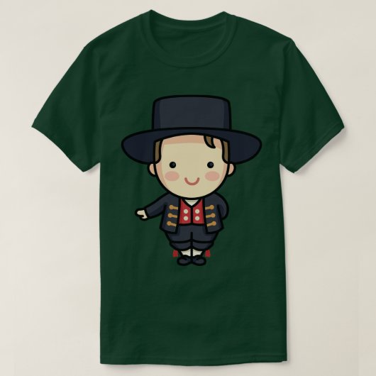 Niedlicher Norwegischer Junge in traditioneller Kl T-Shirt (Design vorne)