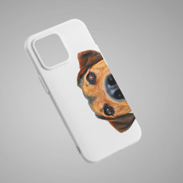 Niedlicher Nosey-Hund pinkelt hoch | Funny Vintag  Case-Mate iPhone Hülle