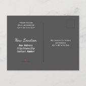 Niedlicher Nosey Welpe Hund Spionage auf Nachbarn Ankündigungspostkarte (Rückseite)