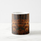 Niedlicher November-Igel mit Topas-Herz Kaffeetasse (Mittel)