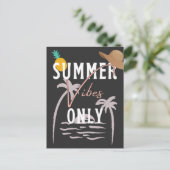 Niedlicher Nur Strand Postkarte (Stehend Vorderseite)