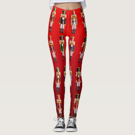 Niedlicher nussartiger Nussknacker-Armee-Cartoon Leggings