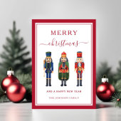 Niedlicher Nutcracker Frohe Weihnachten