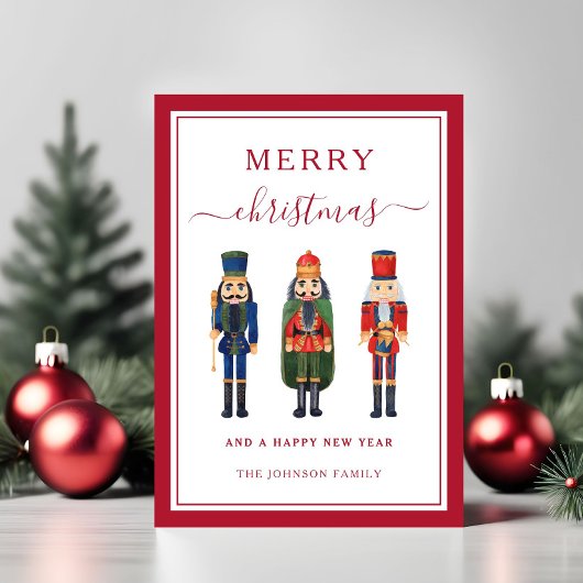 Niedlicher Nutcracker Frohe Weihnachten