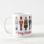 Niedlicher Nutcracker Frohe Weihnachten Kaffeetasse (Links)